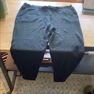 J Crew Women’s Black Waffle Knit joggers